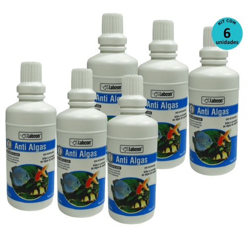 Kit 6 Labcon AntiAlgas 100ml - Alcon